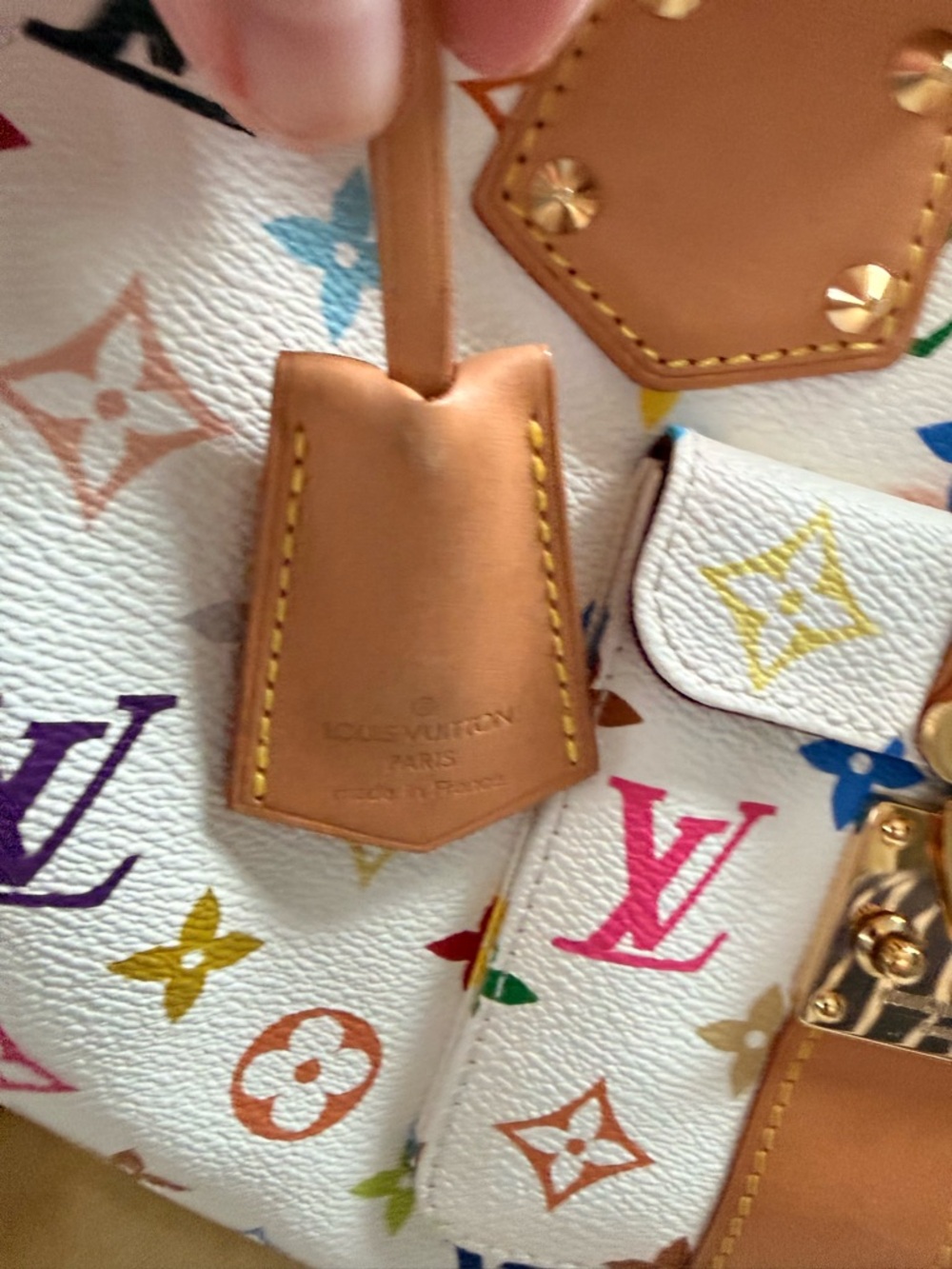 AUTH Limited Edition Louis Vuitton Multicolor Murakami Speedy - Picture 9 of 16